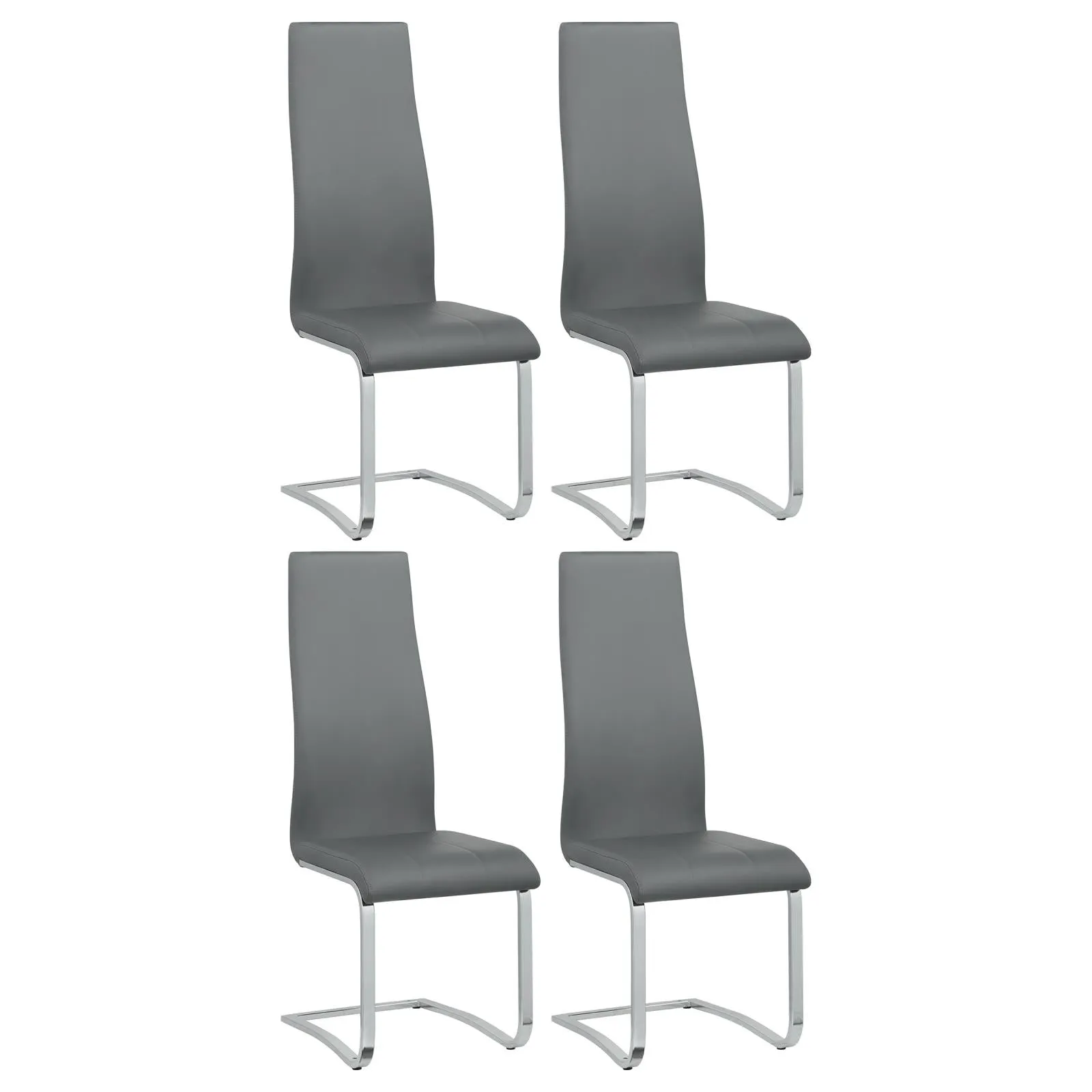 100515GRY DINING CHAIR