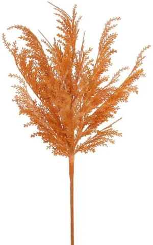 32" Pampas Plume Spray: Burnt Orange