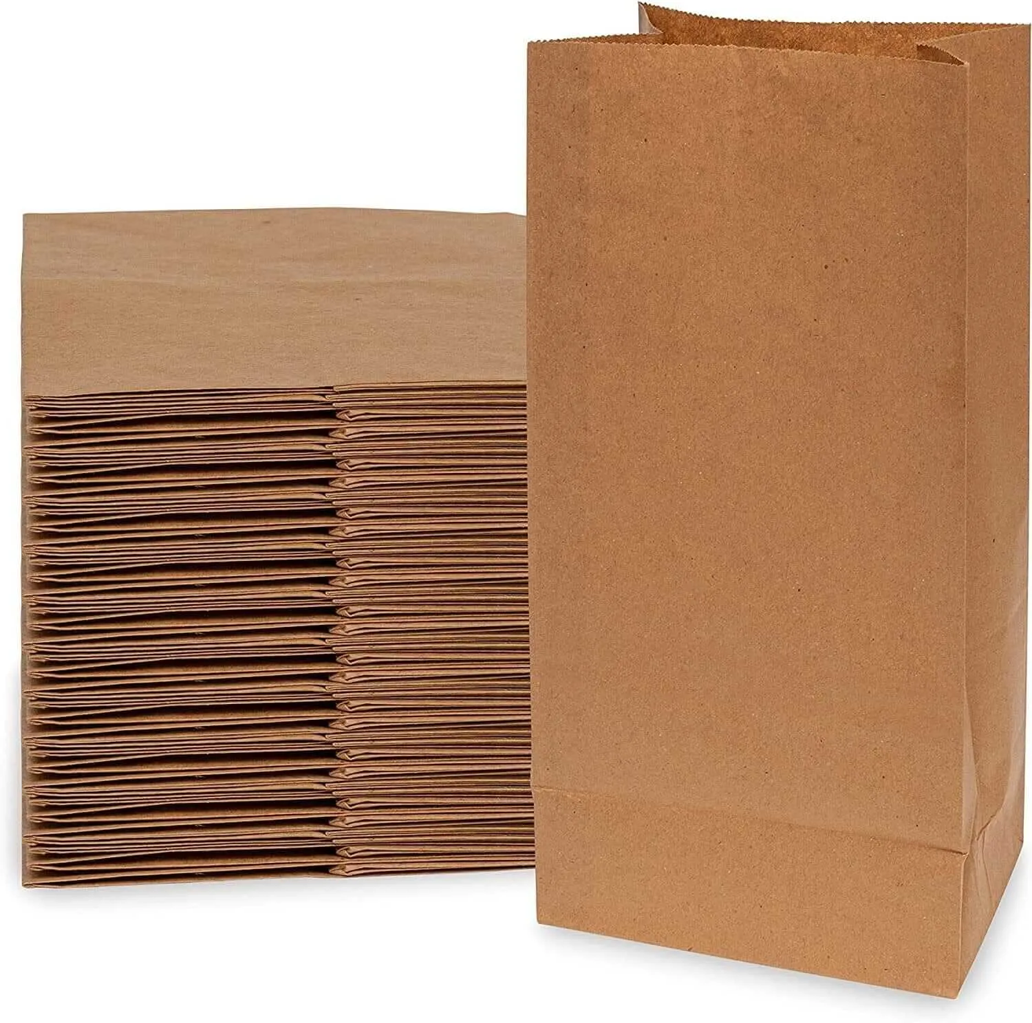 8 LB SOS Paper Lunch Bags