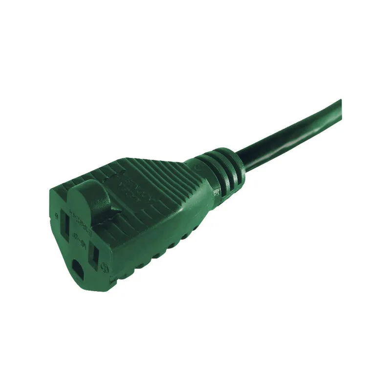 Ace Outdoor 25 ft. L Green Extension Cord 16/3 SJTW