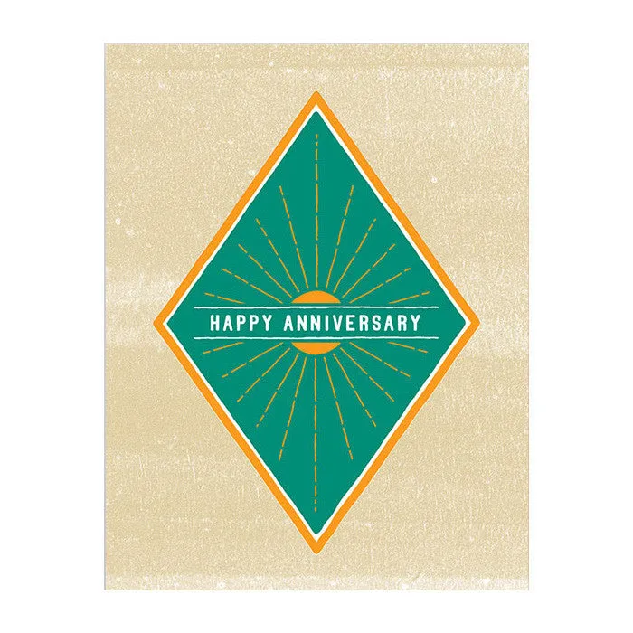 Anniversary Sunburst Card by Hammerpress