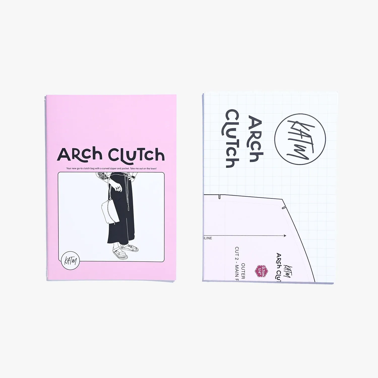 Arch Clutch | Sewing Pattern by KATM  ~ Printed Paper Pattern