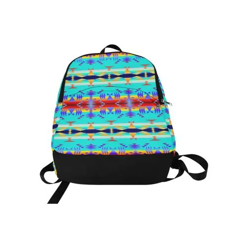 Between the Mountains Fire Fabric Backpack for Adult