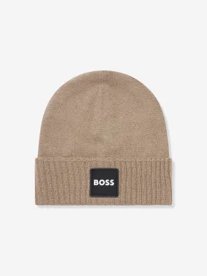 BOSS Boys Pull On Hat in Beige