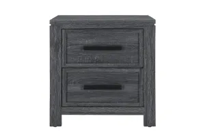 Cypress Dark Grey Nightstand - Functional Storage