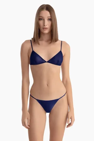 DEMI TRIANGLE BRA MIDNIGHT BLUE