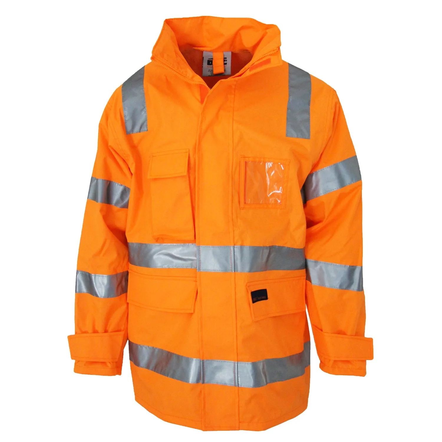 DNC Hi Vis VIC Rail Rain Jacket (3968)