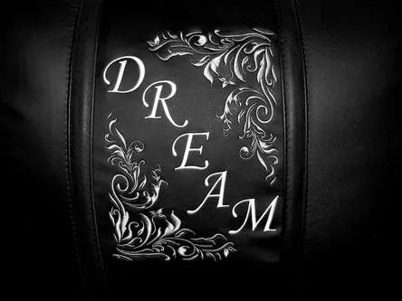 Dream Floral Diagonal Silver Logo Panel