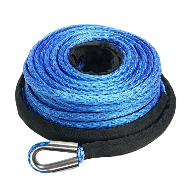 Dyneema Synthetic Winch Rope | Blue | 10mm x 30m