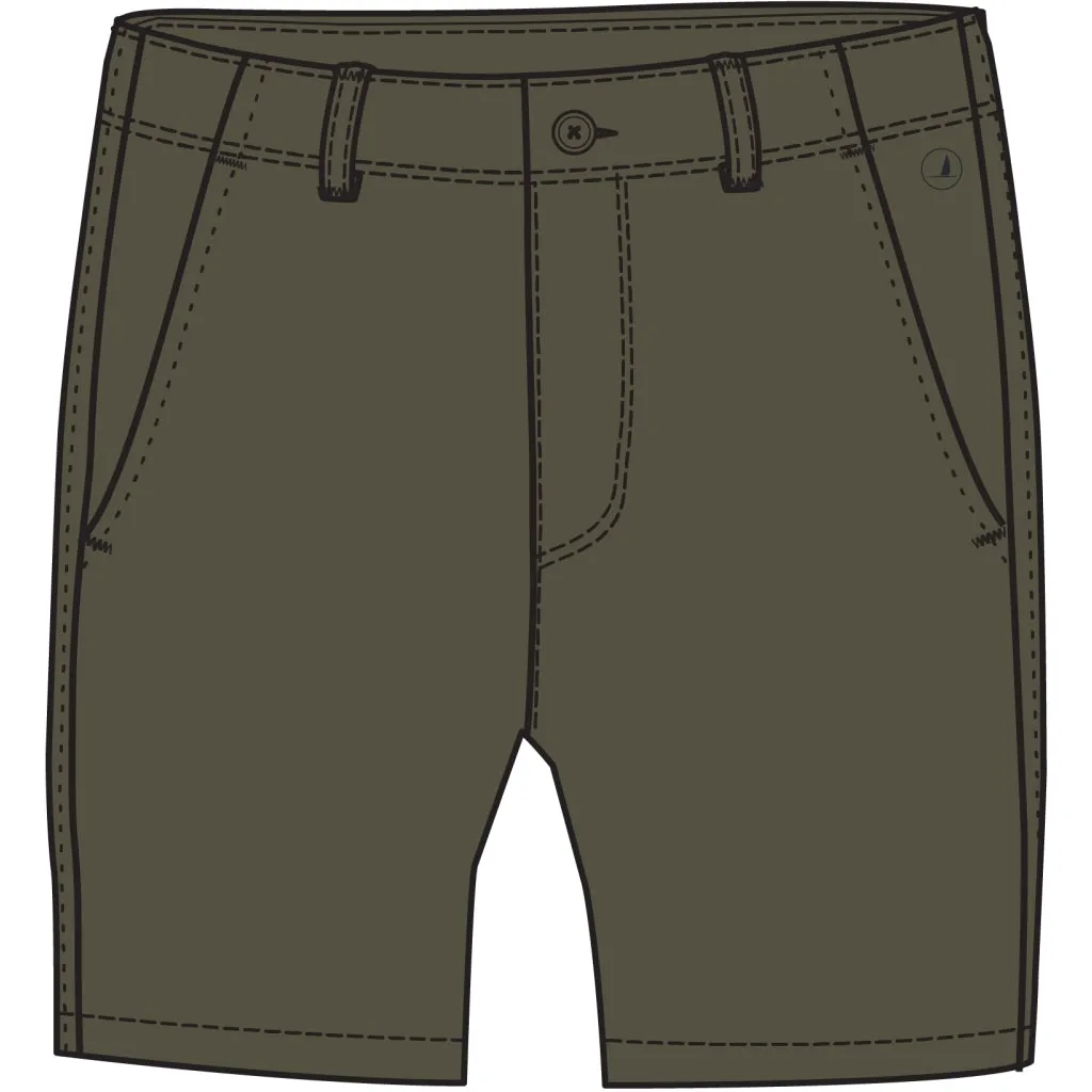 Elo Linen Shorts - Dark Olive Green