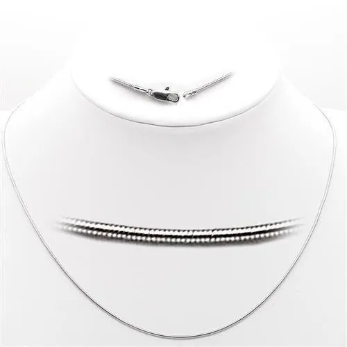 High-Polished 925 Sterling Silver Chain with No Stone for Women Style 35025