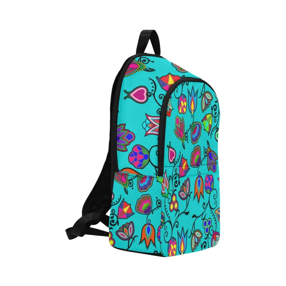 Indigenous Paisley Sky Fabric Backpack for Adult