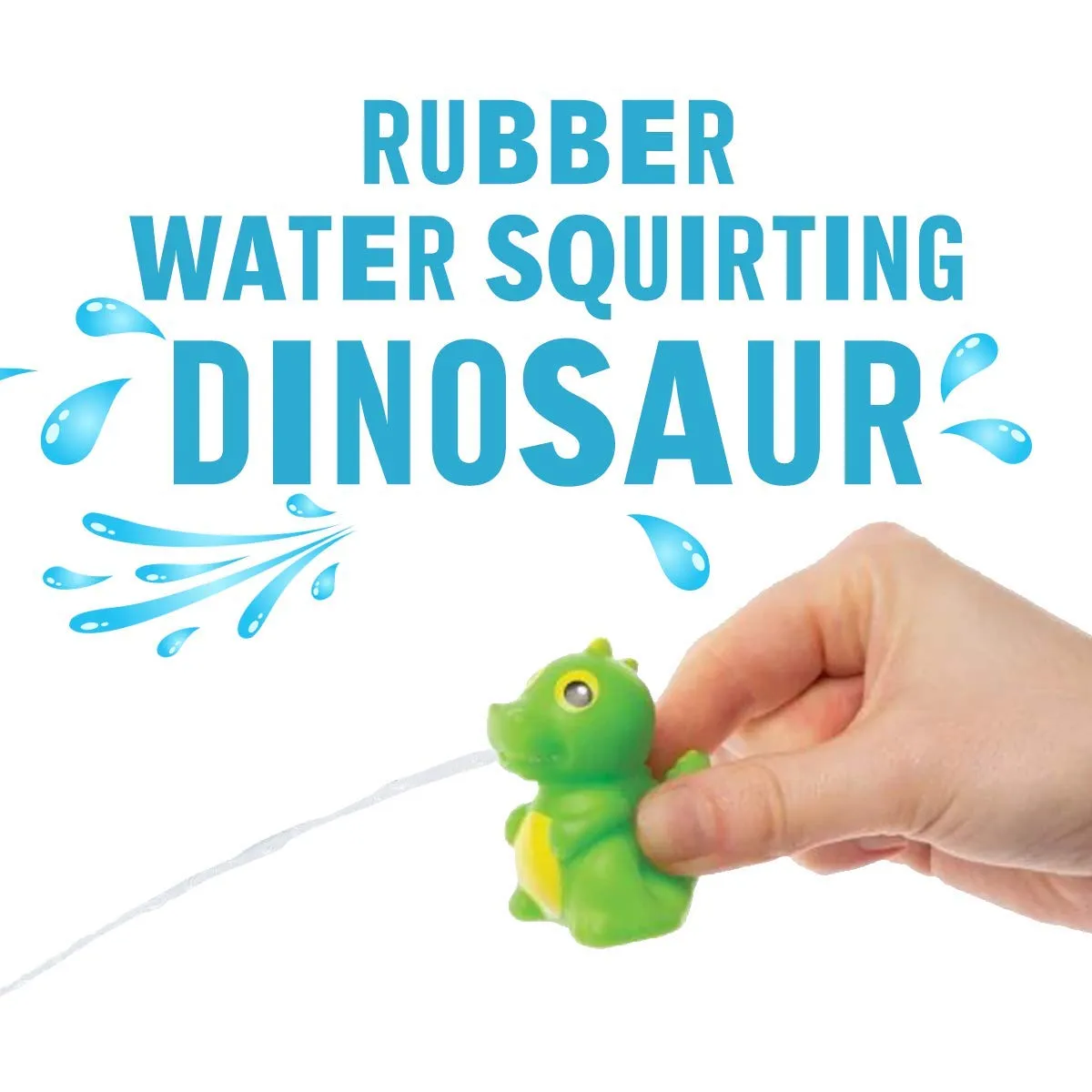 Kicko Dinosaur Squirt Toys - Pack of 12, 2 Inch Assorted Rubber Water Squirties - Perfect