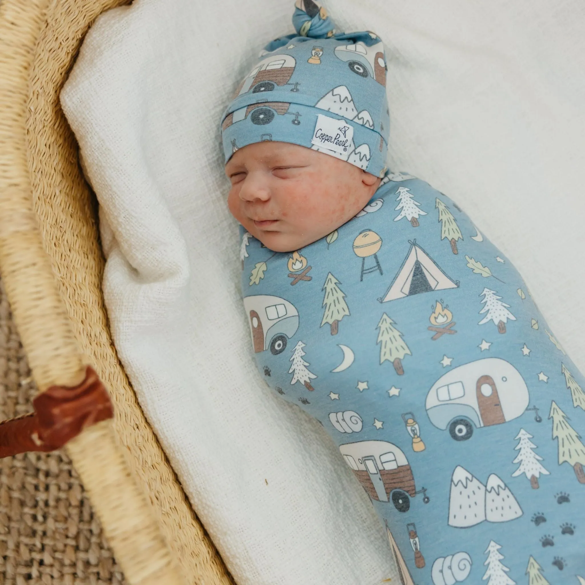 Knit Swaddle Blanket - Bridger