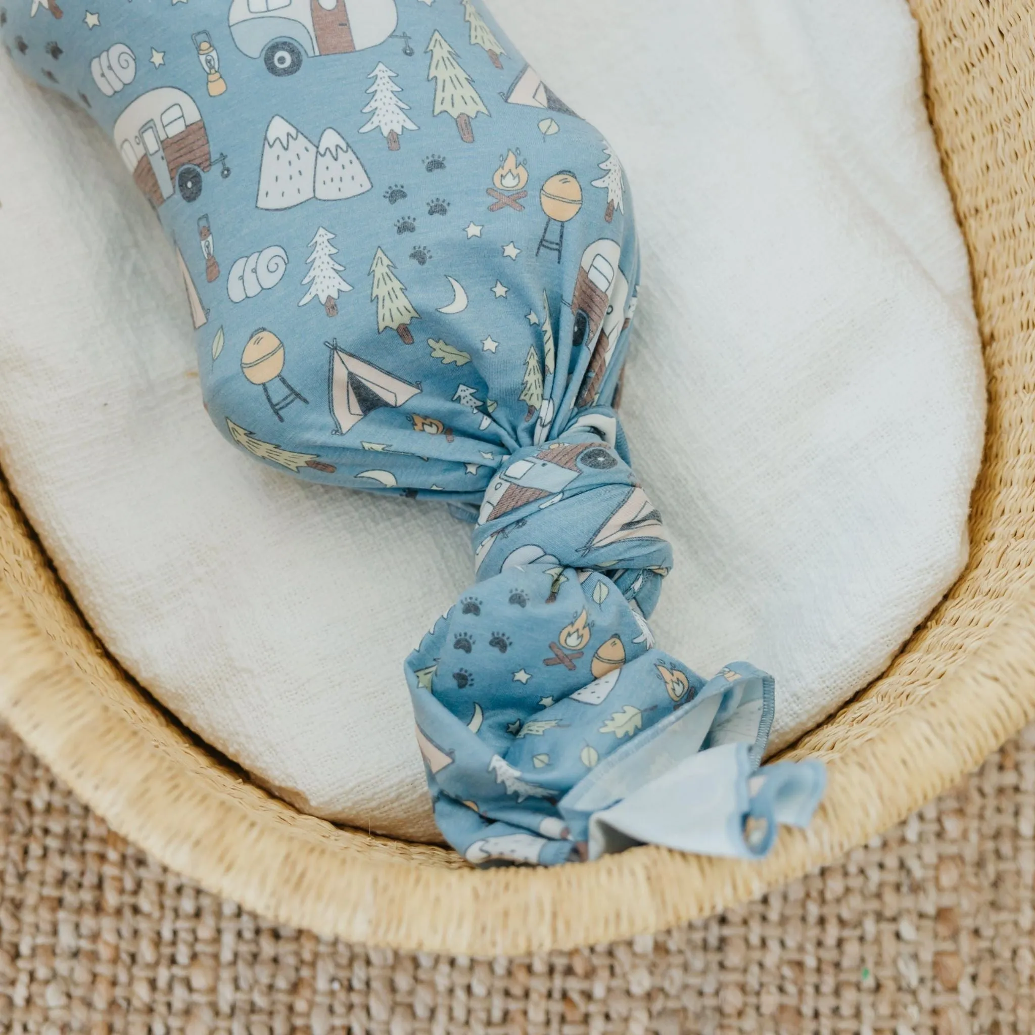 Knit Swaddle Blanket - Bridger