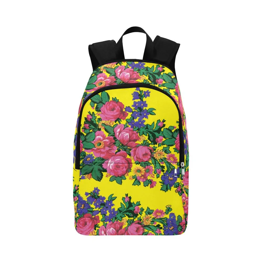 Kokum's Revenge Yellow Fabric Backpack for Adult