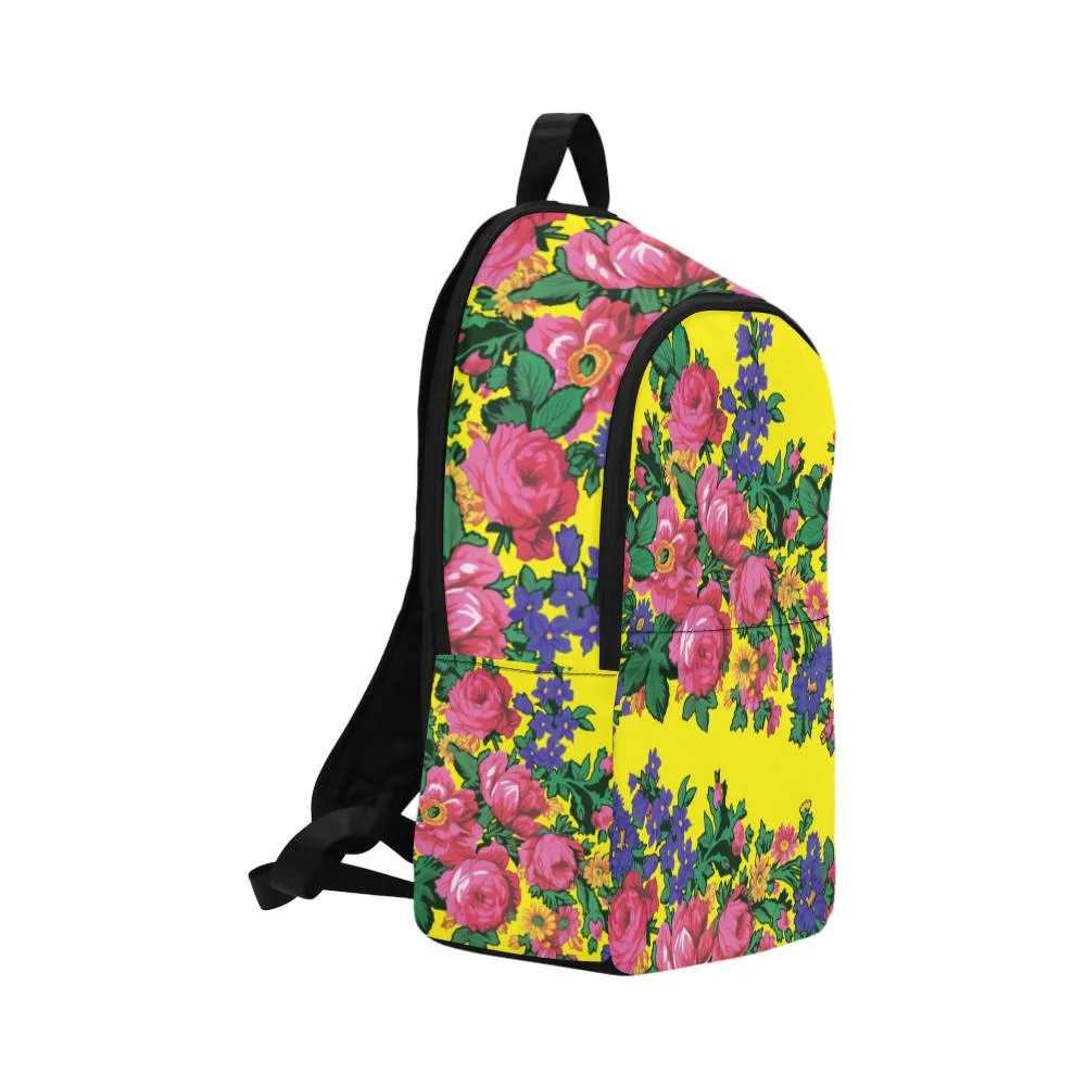 Kokum's Revenge Yellow Fabric Backpack for Adult