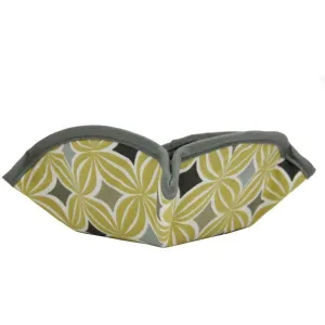 Laila Yellow Cotton Print Bread Basket