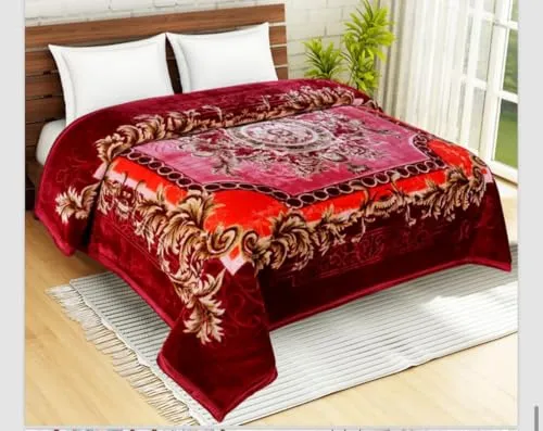 LCITIC Home Mink Luxurious Celerrio Warm Blanket Double Bed for Winter. Doubleply heavyduty Blanket