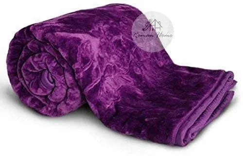 Mehta Store Blanket Double Purple