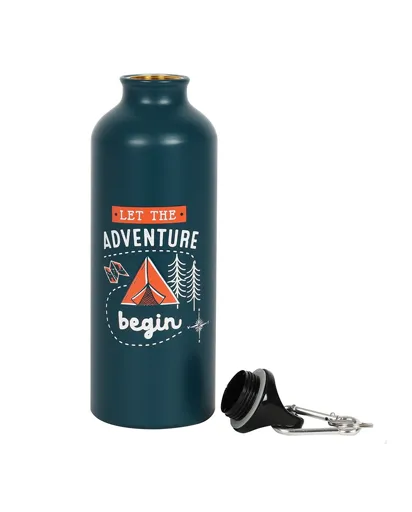 Metal Adventure Water Bottle - Navy