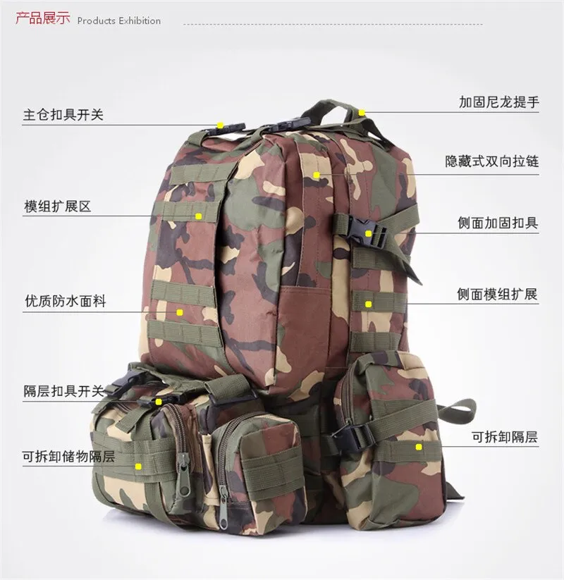 Multifunction Fashion Oxford Backpack Men's Travel Backpacks