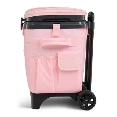 New - Igloo MaxCold Duo Cool Fusion 36 Rolling Cooler - Rose Quartz