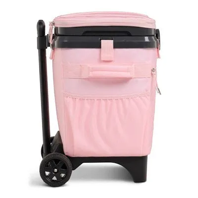 New - Igloo MaxCold Duo Cool Fusion 36 Rolling Cooler - Rose Quartz