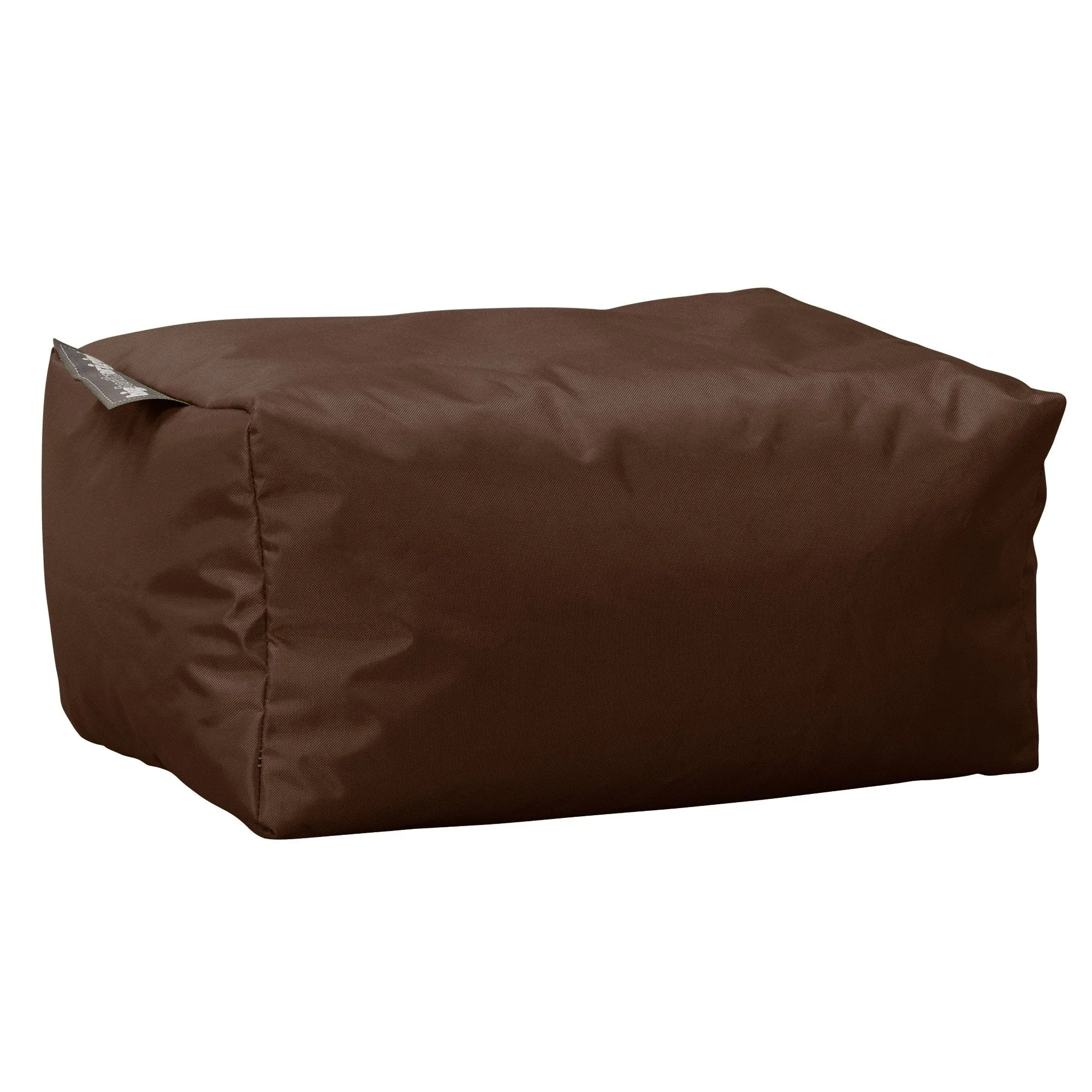 Outdoor Small Footstool - SmartCanvas™ Brown