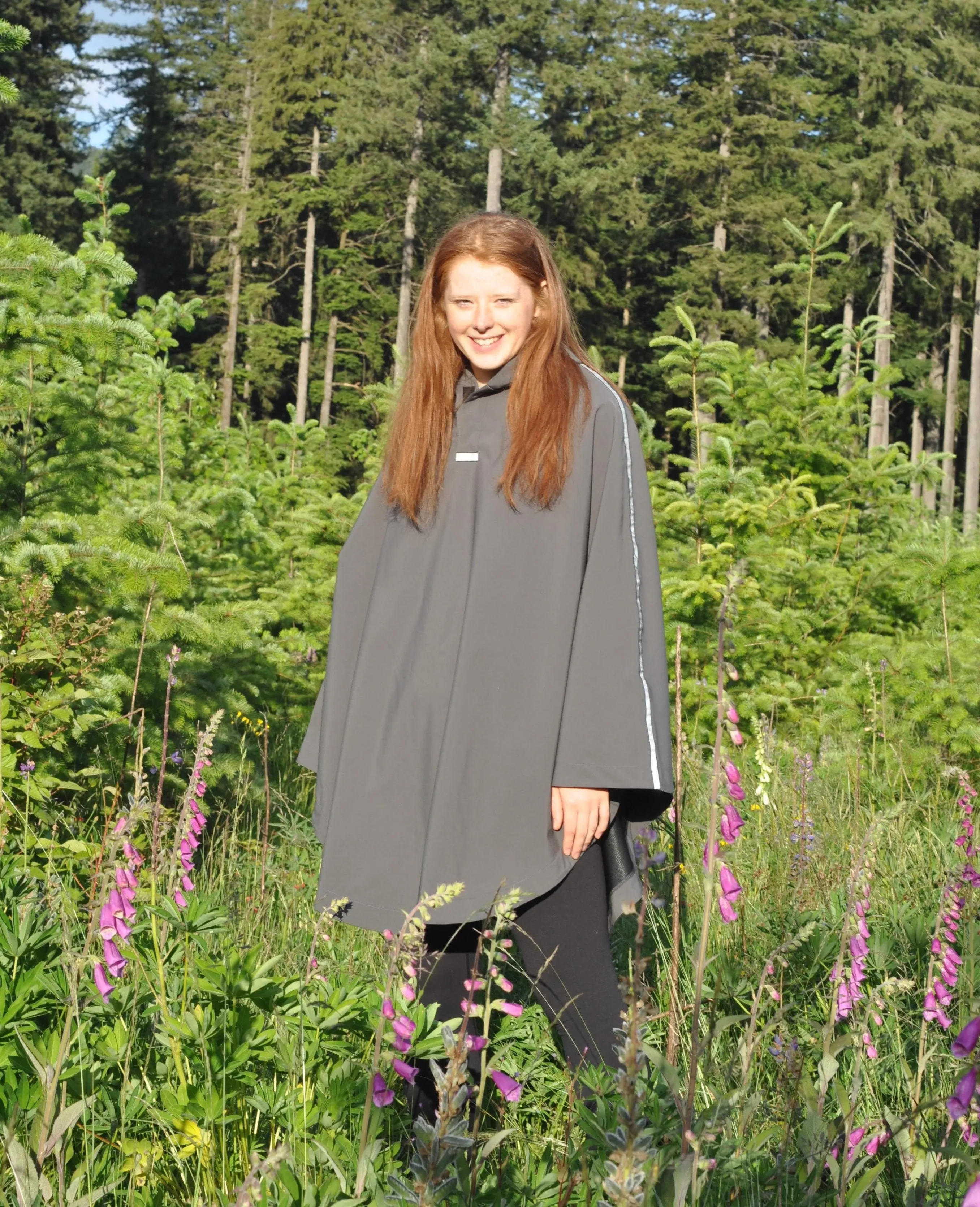 Rain Poncho - Charcoal (TALL)