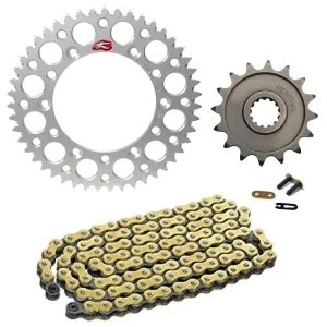 Renthal Yamaha Aluminium Chain & Sprocket Set - Silver