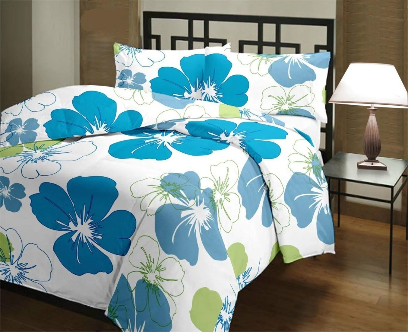 ROMAN HOMES Poly Cotton Fancy Flower AC Blanket Single Bed Size Dohar for Kids (Multicolour)