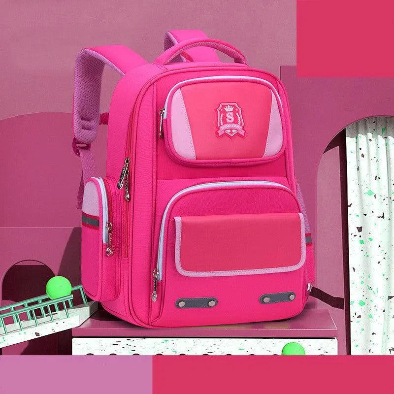 Schoolbags For Primary And Middle School Students, Grade Lightweight, Boys' Backpacks, Children's Schoolbags