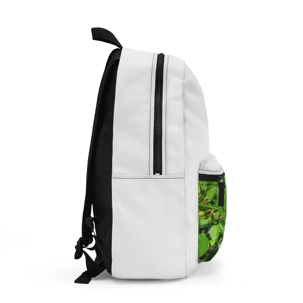 Seeds and Green Leaves Backpack (Made in USA)