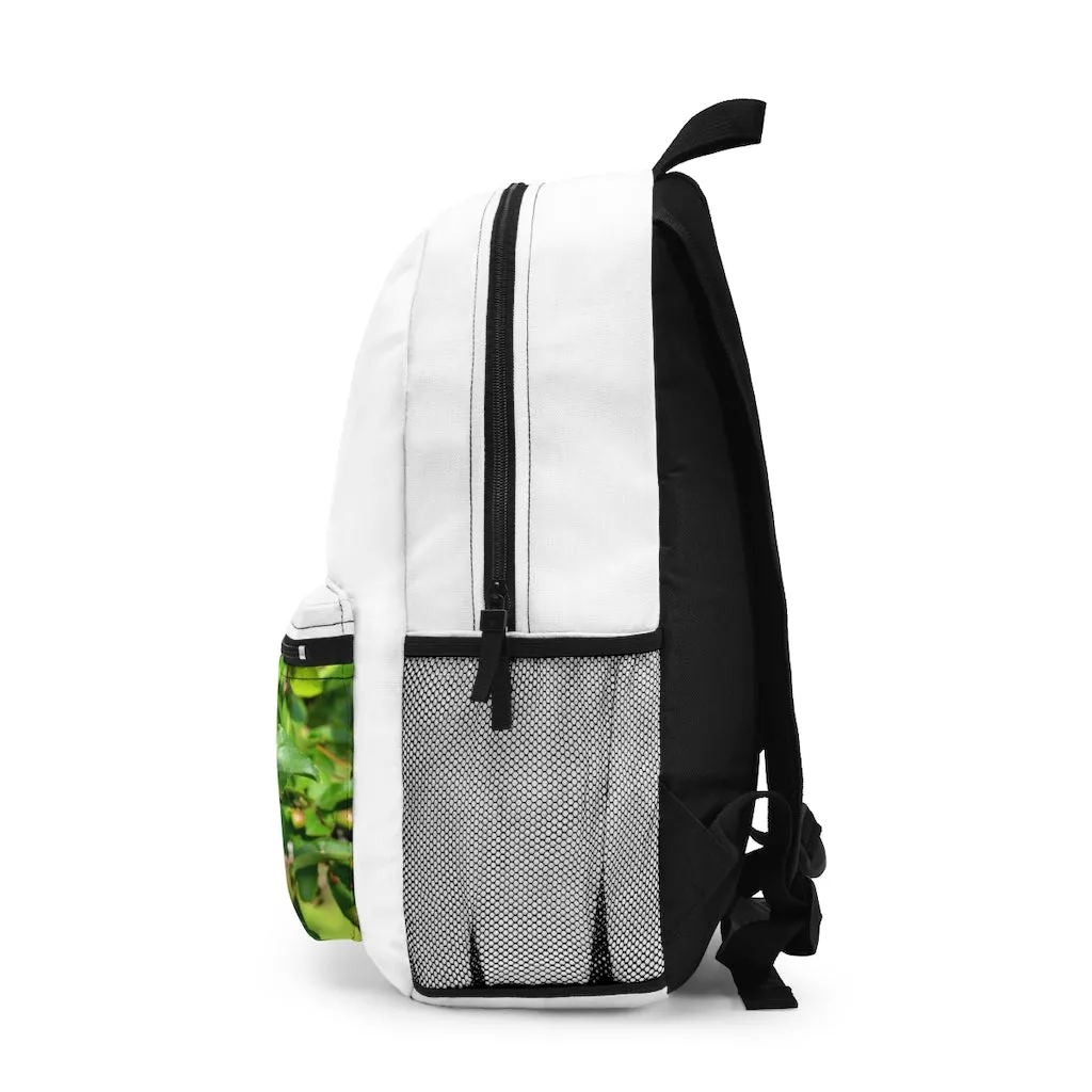 Seeds and Green Leaves Backpack (Made in USA)