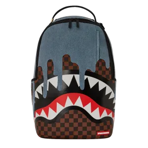 Sprayground Fabric House Shark Drip Deluxe Backpack