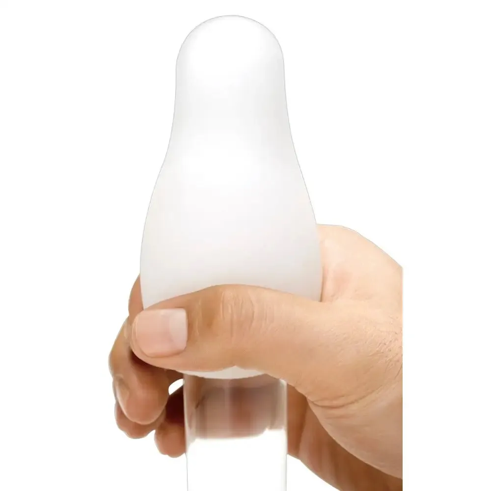 Tenga Silicone Stretchy Clear Thunder Egg Masturbator