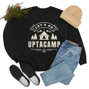 Uptacamp Heavy Crewneck Sweatshirt - Perfect Gift for Hiking, Backpacking, Camping or Just Being Outdoors